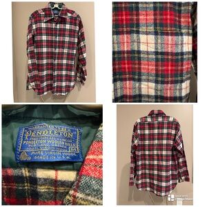 Vintage Wool Pendleton button down flannel